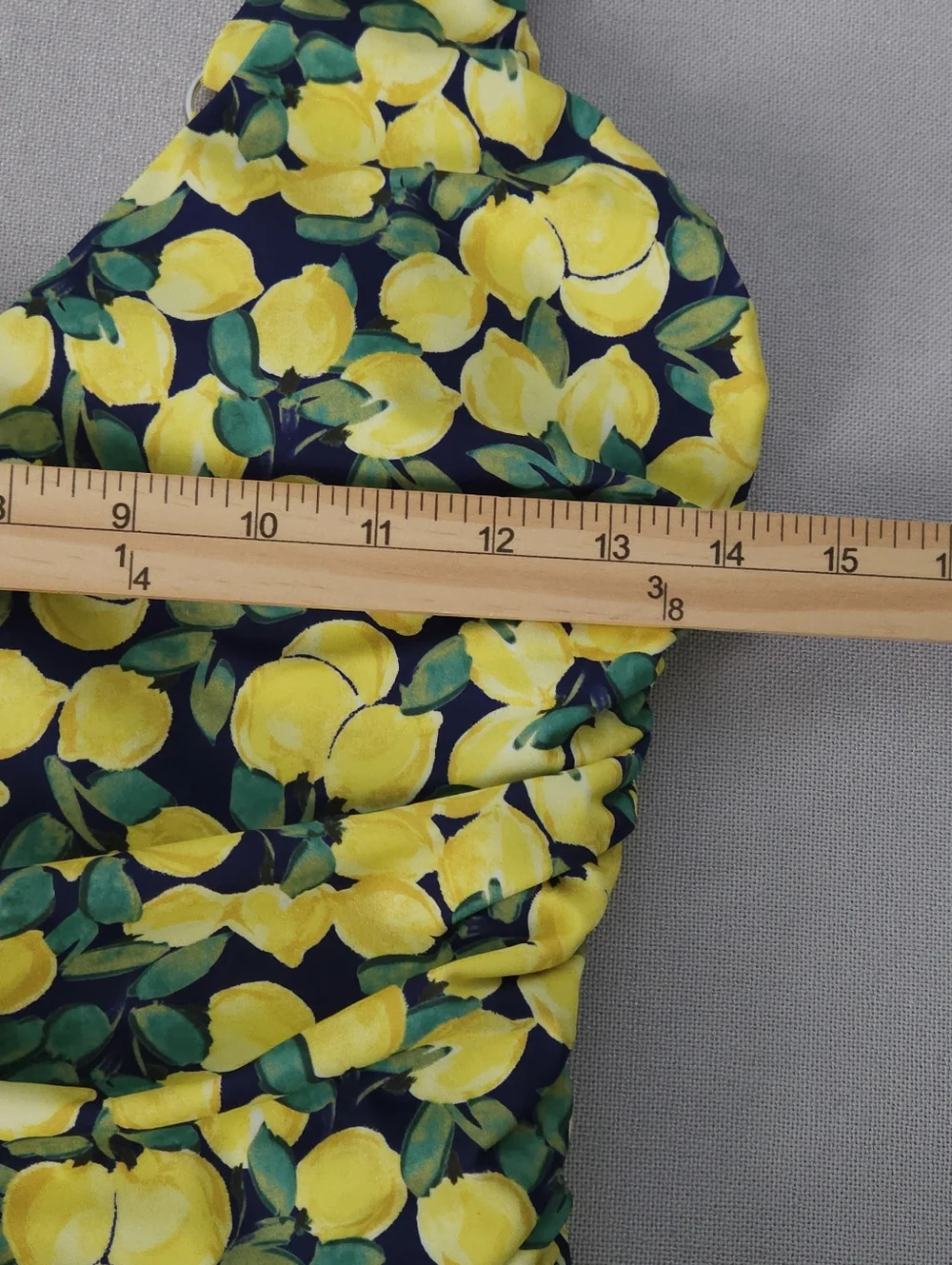 Miraclesuit x Talbots Blockbuster One Piece Swimsuit 10 Lemon Print Firm Control